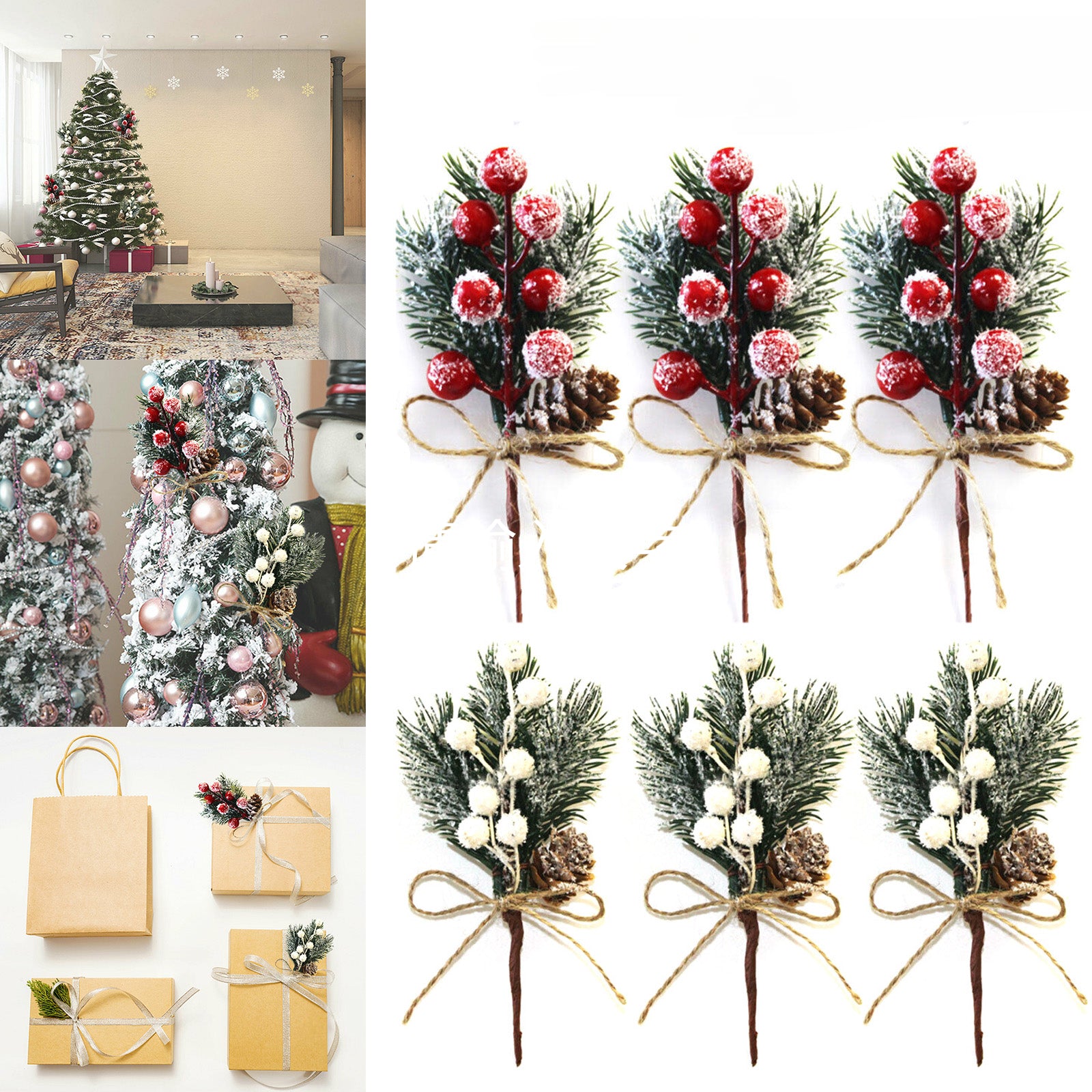 Christmas Pine Garland Holiday Decorations Gift Supplies