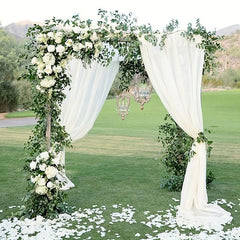 Wedding Arch Drapes 5.49m Chiffon Fabric for Ceremony Decor