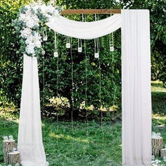 Wedding Arch Drapes 5.49m Chiffon Fabric for Ceremony Decor