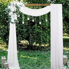 Wedding Arch Drapes 5.49m Chiffon Fabric for Ceremony Decor
