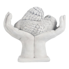 Dog Pet Grave Marker Angel Statue In God's Hands Pet Headstone