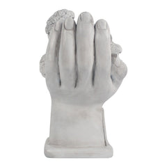 Dog Pet Grave Marker Angel Statue In God's Hands Pet Headstone