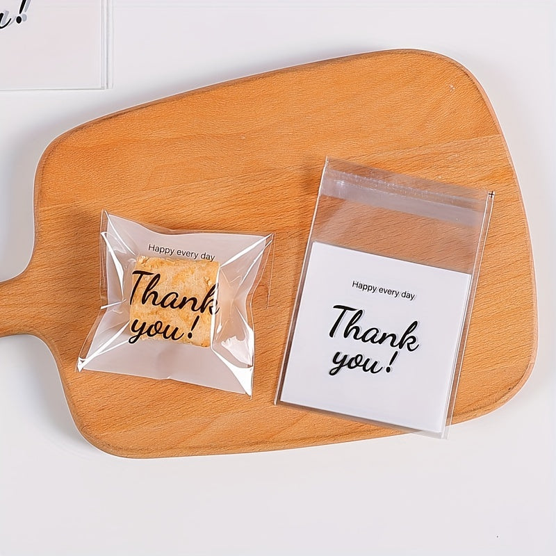 100pcs Snowflake Cookie Bags - Ideal for Mother's Thank You