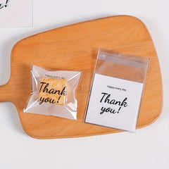 100pcs Snowflake Cookie Bags - Ideal for Mother's Thank You