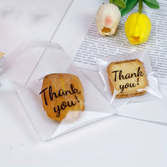 100pcs Snowflake Cookie Bags - Ideal for Mother's Thank You