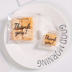 100pcs Snowflake Cookie Bags - Ideal for Mother's Thank You