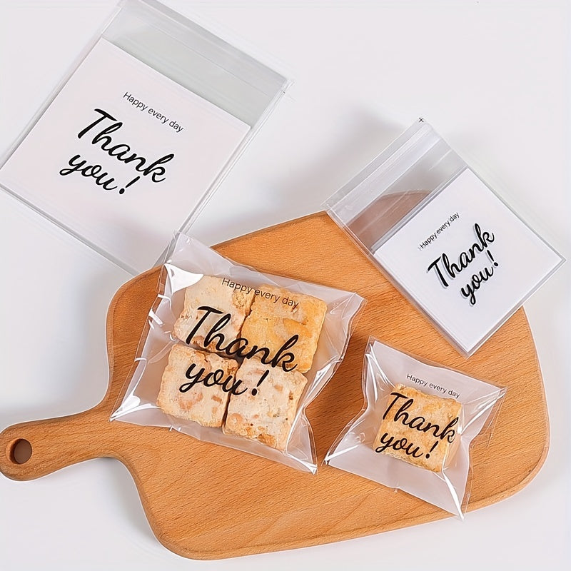 100pcs Snowflake Cookie Bags - Ideal for Mother's Thank You
