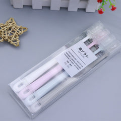 4pcs Bamboo Charcoal Thin Soft Toothbrush Adults Household Portable Travel