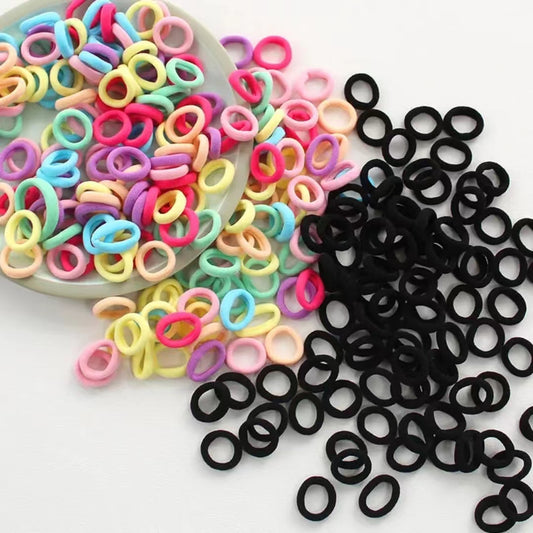 500pcs Hair Scrunchies Hair Bands Hair Holders Hair Ties Elastics Girls Headwear