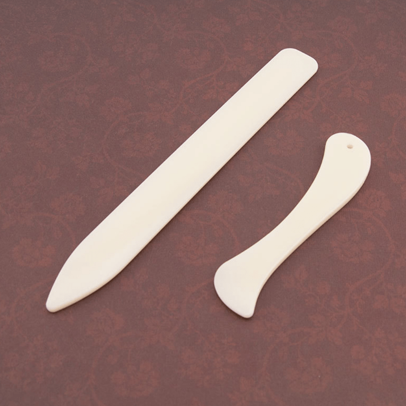 2pcs Bone Folder Leather Scoring Folding Creasing Edges Paper Sewing Tools