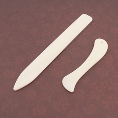 2pcs Bone Folder Leather Scoring Folding Creasing Edges Paper Sewing Tools