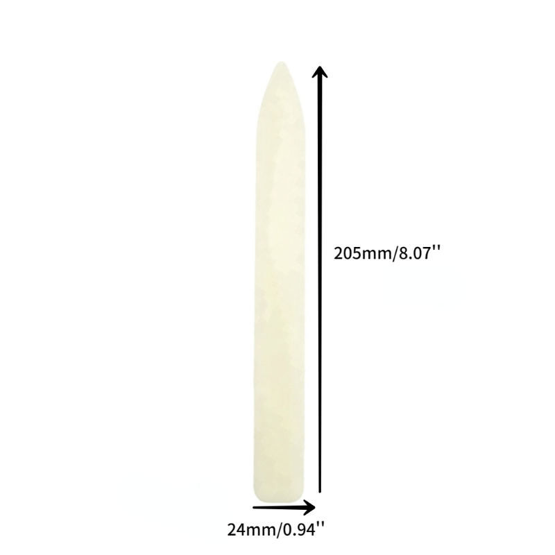 2pcs Bone Folder Leather Scoring Folding Creasing Edges Paper Sewing Tools