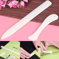 2pcs Bone Folder Leather Scoring Folding Creasing Edges Paper Sewing Tools