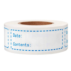 Removable Freezer Labels 1x3, 2.54x7 Food Storage Stickers