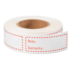 Removable Freezer Labels 1x3, 2.54x7 Food Storage Stickers