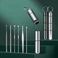 6pcs Ear Cleaning Tool Set Stainless Steel Ear Care Kit