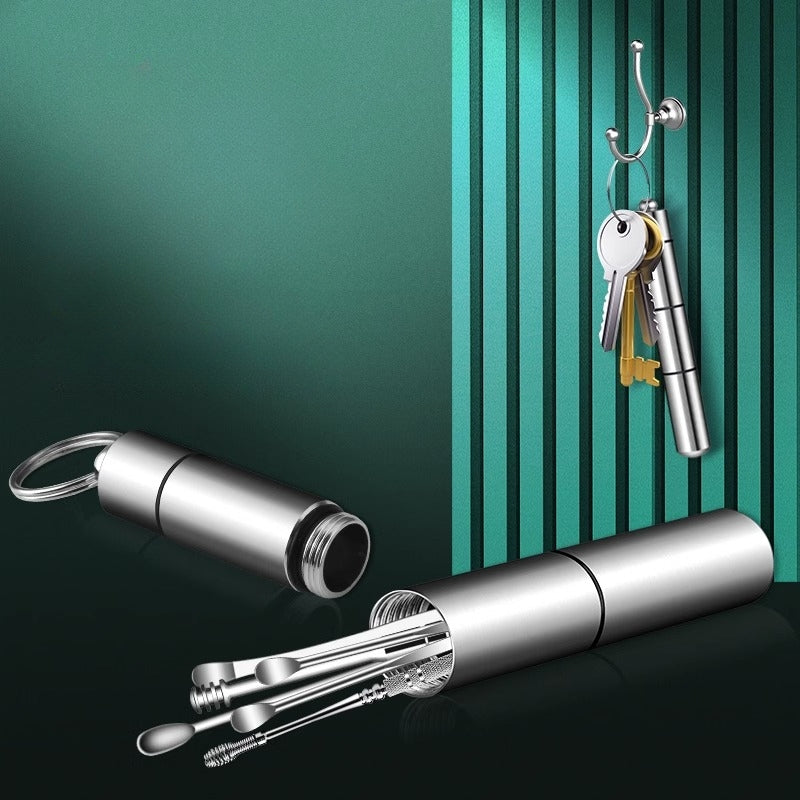 6pcs Ear Cleaning Tool Set Stainless Steel Ear Care Kit
