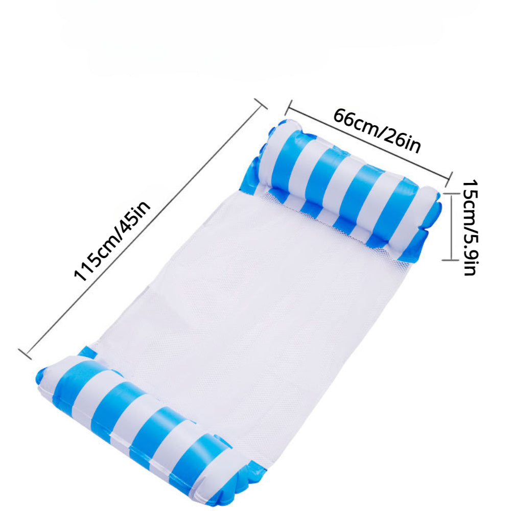 4 in 1 Hammock Pool Float & Water Hammock Thick Inflatable Floats for Adults