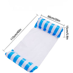 4 in 1 Hammock Pool Float & Water Hammock Thick Inflatable Floats for Adults
