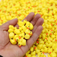20pcs Resin Ducks Tiny Ducks Slime Charms DIY Craft Micro Landscape Garden Decor