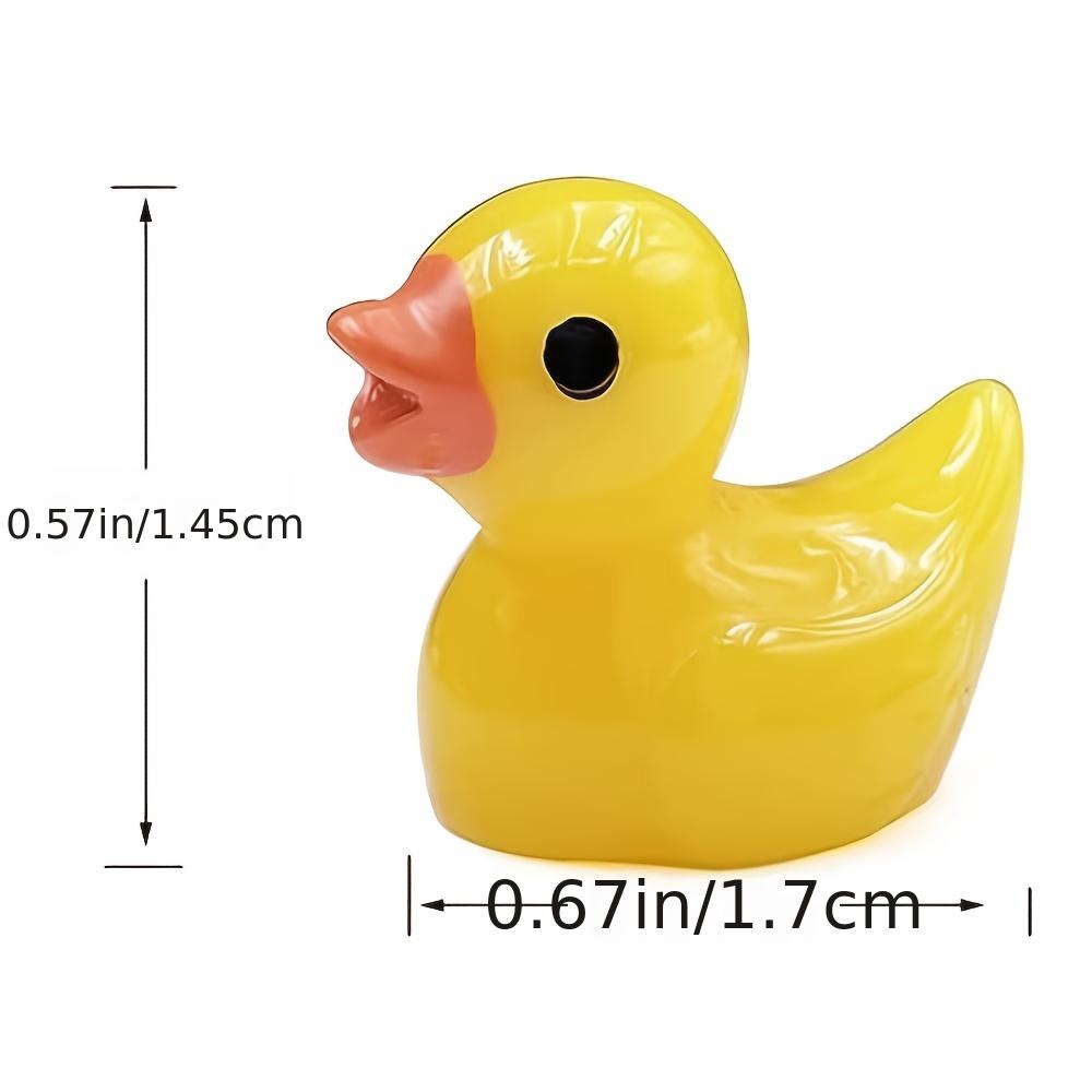 20pcs Resin Ducks Tiny Ducks Slime Charms DIY Craft Micro Landscape Garden Decor