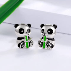 Panda Stud Earrings Birthday Christmas Gift For Women Girls