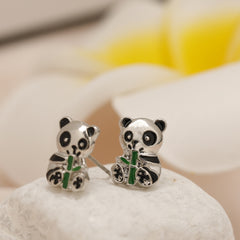 Panda Stud Earrings Birthday Christmas Gift For Women Girls