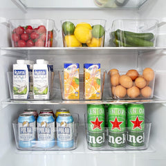 Clear Bin Fridge and Pantry Organizer Food Safe Storage