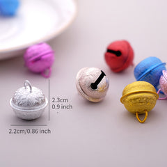 10pcs Colorful Metal Bell Gift Decoration Creative Keychain Pendant Bell