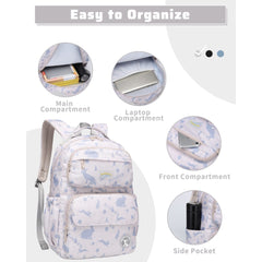 Waterproof Large Schoolbag Travel Backpack Laptop Bag