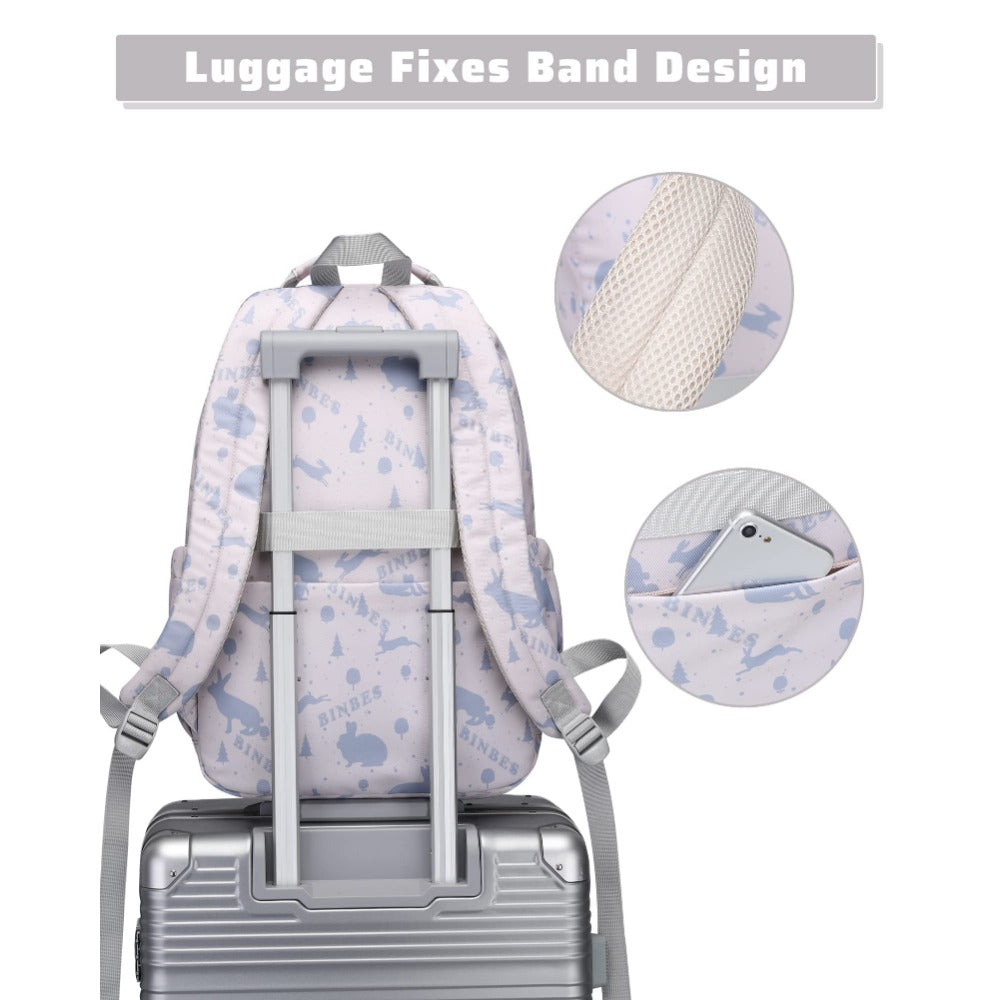 Waterproof Large Schoolbag Travel Backpack Laptop Bag