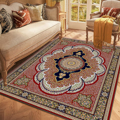 Vintage Persian Area Rugs Non-slip Soft Carpet Machine Washable Sofa Floor Mat
