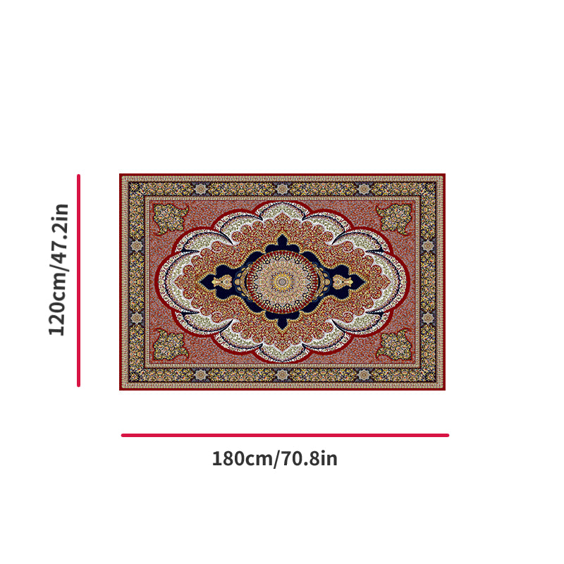 Vintage Persian Area Rugs Non-slip Soft Carpet Machine Washable Sofa Floor Mat