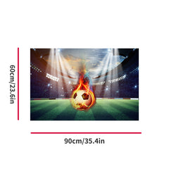 Football Printed Carpet Mat Boys Room Decor 60