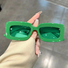 Y2K Rectangle Sunglasses Unisex Casual UV400