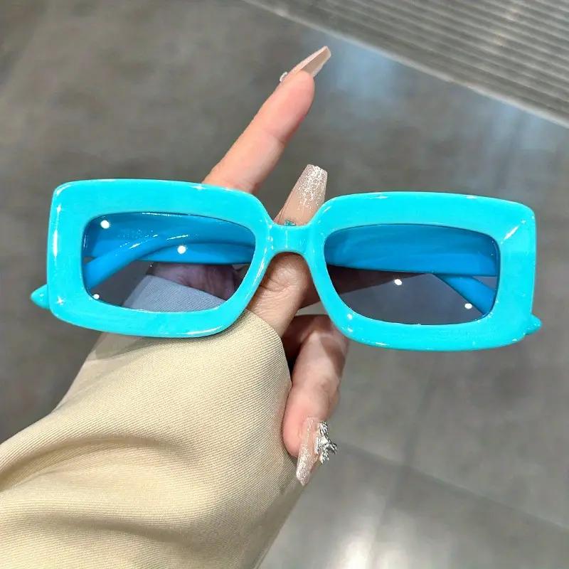 Y2K Rectangle Sunglasses Unisex Casual UV400
