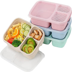 1pc Bento Lunch Box 3 4 lattice Food Storage Container