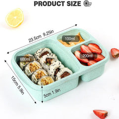 1pc Bento Lunch Box 3 4 lattice Food Storage Container