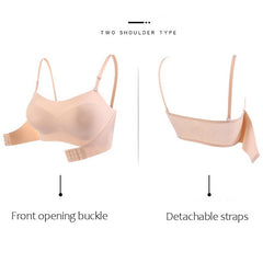 Soft Strapless Wire-Free Bra Push Up Lingerie Women's Underwear