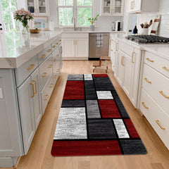 Geometric Print Kitchen Floor Mat Moroccan Style Home Decoration