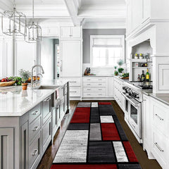 Geometric Print Kitchen Floor Mat Moroccan Style Home Decoration