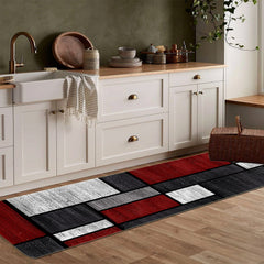 Geometric Print Kitchen Floor Mat Moroccan Style Home Decoration