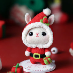 Christmas Felt DIY Material Bags Set with Drawings, Fabric & More