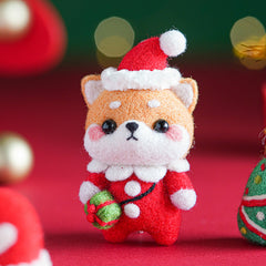 Christmas Felt DIY Material Bags Set with Drawings, Fabric & More