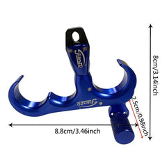 3 Finger Archery Aluminum Bow Release for Compound Bow