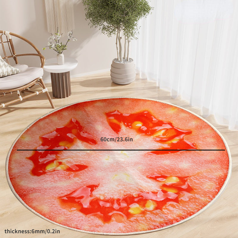 Fruit Print Carpet Floor Mat Non slip Foot Mat Bedroom Yoga Mat