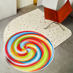 Fruit Print Carpet Floor Mat Non slip Foot Mat Bedroom Yoga Mat