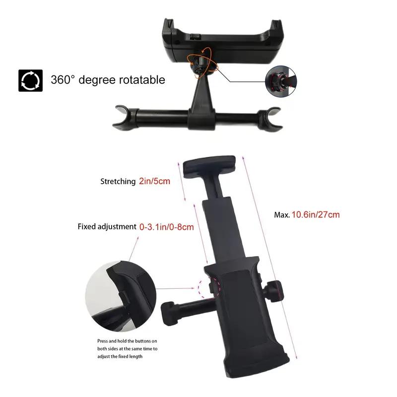Car Headrest Mount Tablet Holder Stand for iPad Pro Air Mini Cellphones Tablets