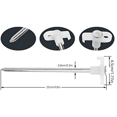 4pcs Luminous Tent Pegs Windproof Tent Stakes Outdoor Camping Accessories