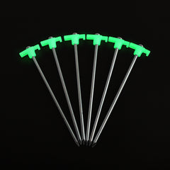 4pcs Luminous Tent Pegs Windproof Tent Stakes Outdoor Camping Accessories